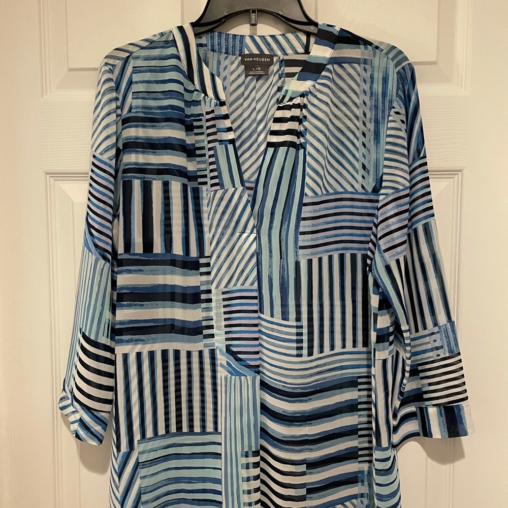 Women’s Polyester Pull Over Blouse from Van Heusen